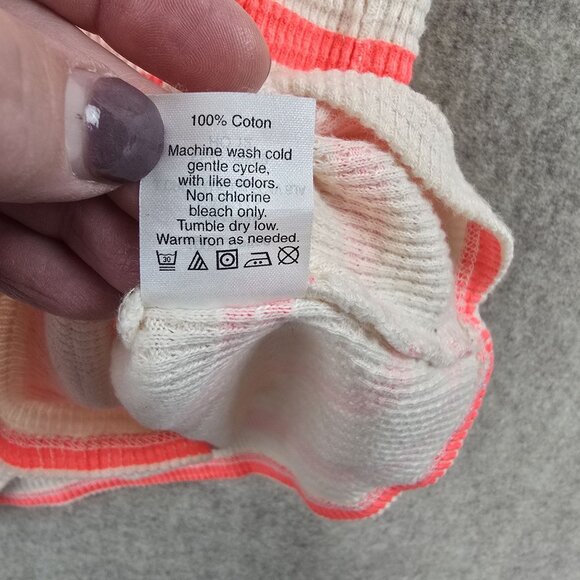 J.Crew Womens Medium Striped Long Sleeve Henley Top - Picture 5 of 7